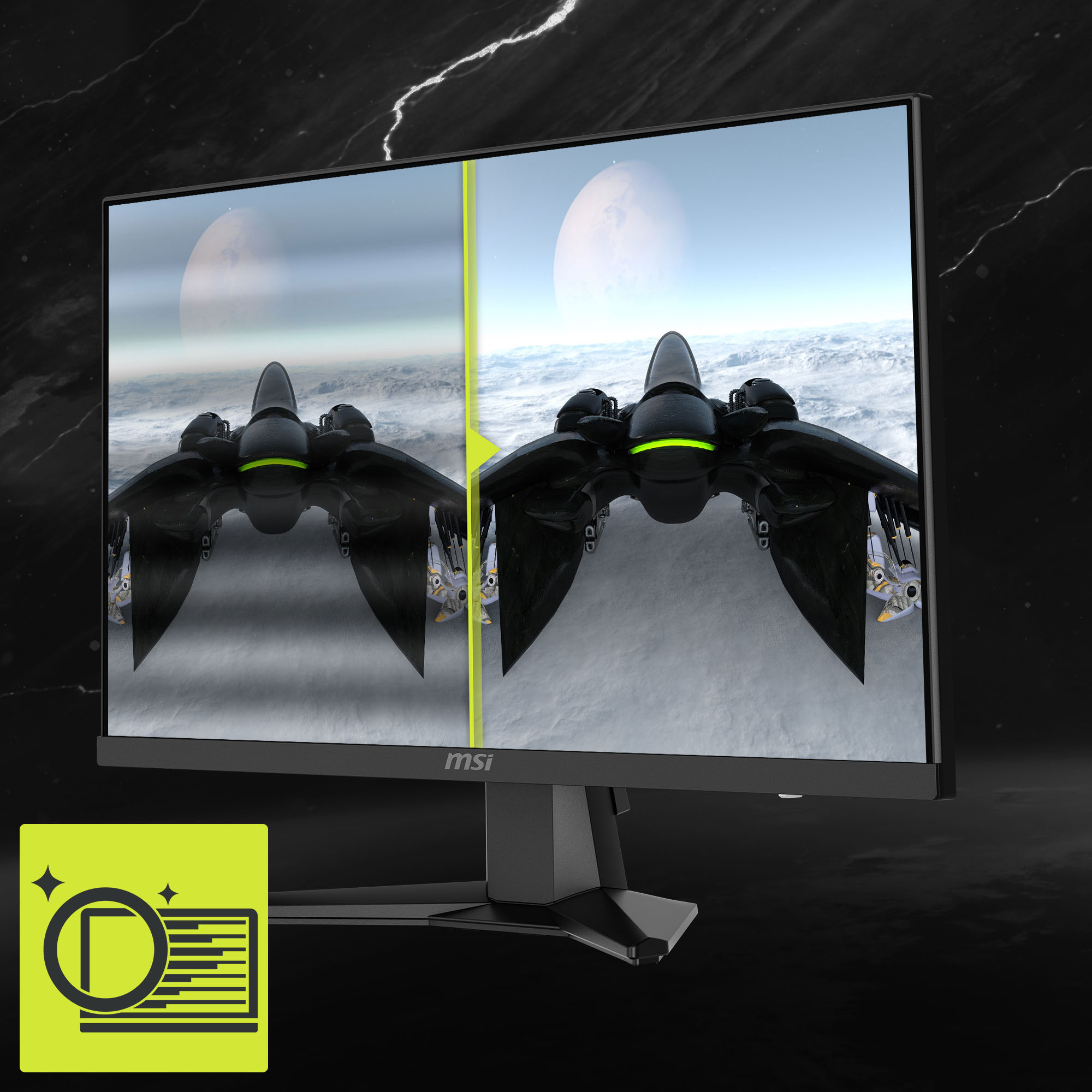 MSI MAG 244F 23.8” FHD Gaming Monitor – 200Hz, 0.5ms GtG, AMD